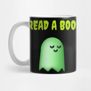 Read A BOO Funny Ghost Halloween Design Mug